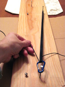 Use light, even tension.