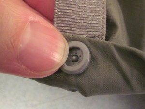 Insert a KAM snap cap and socket.