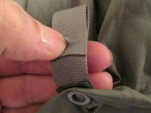 Repeat process for the stud snap.