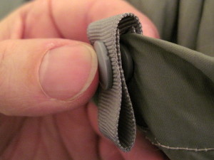 Clew attachment points have a built-in pull tab from the excess ribbon.